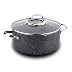 Korkmaz Galaksi 26 cm Granit Derin Tencere