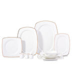 Korkmaz Zena Collection Gold 60 Parça 12 Kişilik Yemek Takımı