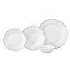 Korkmaz Eliza Collection Platin 60 Parça 12 Kişilik Yemek Takımı