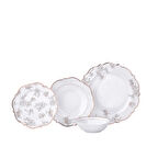 Korkmaz Eliza Collection Çiçekli 60 Parça 12 Kişilik Yemek Takımı