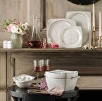 Korkmaz A8437 Bone 60 Parça 12 Kişilik Yemek Takımı