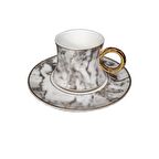 Korkmaz Freedom 6 Kişilik Kahve Fincan Takımı A8634-2