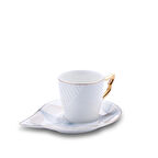 Korkmaz Angela 4 Parça Kahve Fincan Takımı