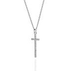 925 Ayar Gümüş Zirkon Taşlı Hac Kolye