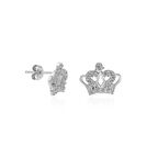 925 Ayar Gümüş Taç Küpe