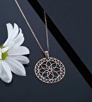 925 Ayar Gümüş Yaşam Çiçeği Kolye