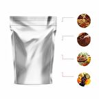 Gümüş Alümi̇nyum Ki̇li̇tli̇ Doypack 16x27+4,5 Cm 500 Gr 100 Adet