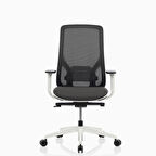 Bürosit Eman Plastik File Arkalık Beyaz Gövde Çalışma Koltuğu (Kumaş)