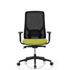 Bürosit Eman Plastik File Arkalık Siyah Gövde Çalışma Koltuğu (Kumaş)