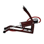 Pompa Bisiklet Motosiklet Araba Basınç Göstergeli Ayak Pompası Pratik Lastik Şişirme Pompası