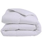 1 Adet Otel Tipi Beyaz Koton Pamuk Çift Kişilik Yorgan 195x215 Cm