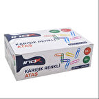 İnox Renkli Ataş 28Mm 50 li - 6 kutu