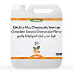 Premium Çikolata Muz Cheesecake Aroması 5 litre