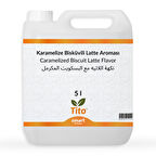Karamelize Bisküvili Latte Aroması 5 litre