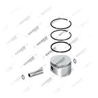 İveco Truck Kompresor Piston+segman 86.50 MM (0.25) - Bmc / Scanıa / İveco / Ford / Mercedes - Vaden 7000 861 101