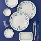 Güral Porselen Camelia 30 Parça 6 Kişilik Bone Kahvaltı Takımı - 2976