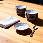 GÜRAL PORSELEN Acem 12 Parça 10 cm Çay Tabağı 30526