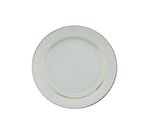 Sedef Altın Yaldızlı 16 cm Düz Tabak 12 Adet