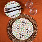 Güral Porselen Eda 7 Parça Bone Pasta Seti