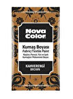 Nova Color Toz Kumaş Boyası Kahverengi - 4 adet