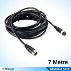 4 Pin Aviation Hazır Araç Kamera Kablosu 7 Metre