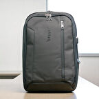 Laptop Gözlü ve Körüklü İnce Tasarım Sırt Çantası Baggaj S24133