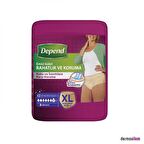 Depend Ekstra Büyük Boy (XL) 9'lu Kadın Emici Külot