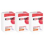 Kotex Ultra Normal Hijyenik Ped 24'lü x 3 Paket (Toplam 72 Ped) Süper Ekonomik Avantaj Paketi