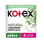 Kotex Natural Ultra Tekli Paket Uzun 6'lı