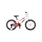 Salcano Wolf 16 V Fren Alüminyum Kadro 16 Jant Çocuk Bisikleti Beyaz Kırmızı