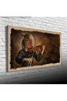 Kemancı Kız Canvas Tablo (60x120)