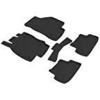 Audi A3 HB Ferrous 4D Havuzlu Kauçuk Paspas 2013 2020 Siyah