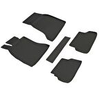 Bmw 5 Serisi E60 Ferrous 4D Havuzlu Kauçuk Paspas 2004 2009 Siyah