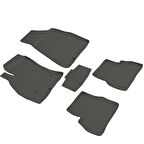 Fiat Doblo Ferrous 4D Havuzlu Kauçuk Paspas 2010 ve Üstü Siyah