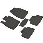 Hyundai Tucson Ferrous 4D Havuzlu Kauçuk Paspas 2009 2015 Siyah