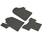 Mercedes Vito Ferrous 4D Havuzlu Kauçuk Paspas 2015 ve Üstü Siyah