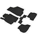 Volkswagen Jetta Ferrous 4D Havuzlu Paspas 2011 ve Üstü Siyah