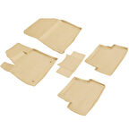 Peugeot 2008 Refref 4D Havuzlu Kauçuk Paspas Bej 2020 ve Üstü