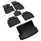 Jaecoo 7 4x4 Ferrous 4D Havuzlu Kauçuk Paspas ve 3D Bagaj Havuzu 2024 ve Üstü