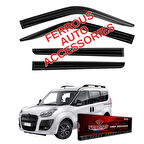 Fiat Doblo Ferrous Cam Rüzgarlığı 4lü Set 2010 2023
