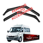 Mercedes Sprinter W901 Fitil Üstü Ferrous Cam Rüzgarlığı 2li 1995 2006