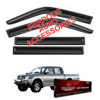 Mitsubishi L200 Ferrous Cam Rüzgarlığı 4lü 2000 2006