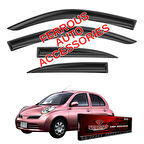 Nissan Micra Ferrous Cam Rüzgarlığı 4lü 2003 2010