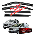 Opel Combo Ferrous Cam Rüzgarlığı 4lü 2019 ve Üstü