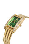 Vintage Kadın Kol Saati Gold Yeşil PL-1499B3x