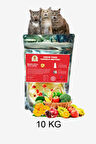 Chow Raw Food 10 kg Tavuklu Meyveli Tam Pişmiş Barf Kedi Maması Hipoalerjenik Mama