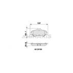 Vag Fren Balatası Arka Sprinter 906 06> Crafter 06>16 - Braxıs Aa0140