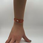 Kadın Trinity Bileklik Kırmız İpli Tasarım