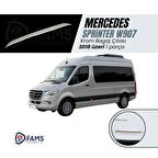Mercedes Sprinter W907 Krom Bagaj Çıtası 2018 Ve Üzeri Paslanmaz Çelik