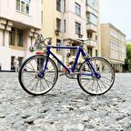 Lüks Metal Gerçek Model Bisiklet Maketi 1:10 Ölçekli Sökülebilir Minyatür Model Bisiklet Biblo Dekor